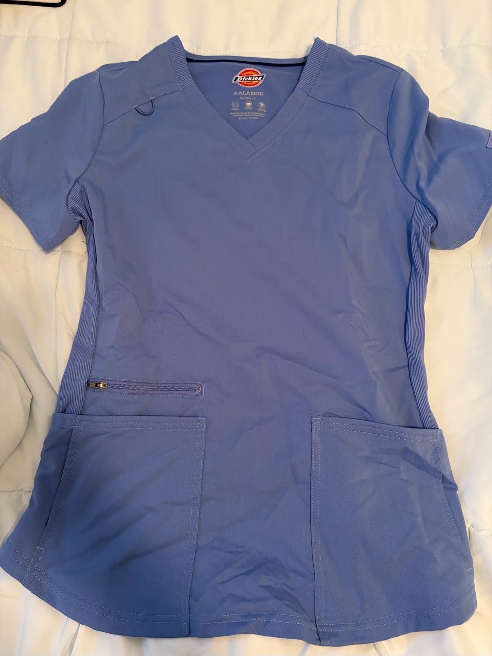 Dickies Balance V-Neck Scrub Top and pants SET- Periwinkle